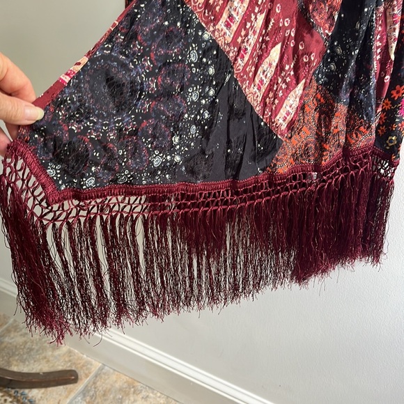 Free People Sweet Dreams Scarf Maxi Skirt NWT Size 2 - Picture 7 of 15